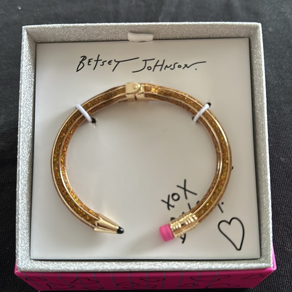 Betsey Johnson Pencil Bracelet